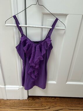 White House Black Market Vibrant Purple Spaghetti Strap Tank